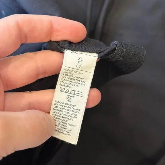 Old Navy Active Powersoft Black Longline Sports Bra - Picture 5 of 5